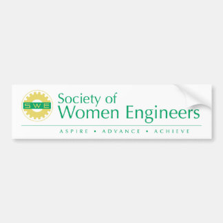 Society of Women Engineers Bumpersticker (kleur)