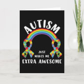 Society zegt dat ik autistisch ben - Autisme Shirt Kaart (Voorkant)