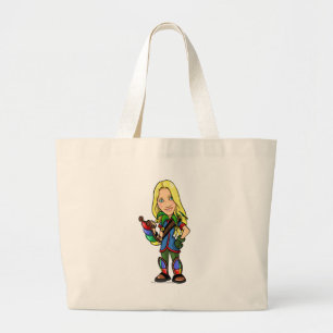 Sociktastic Roo Island Staff Player Grote Tote Bag