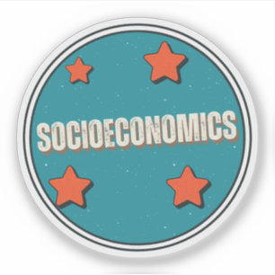 Socio-economie Sticker