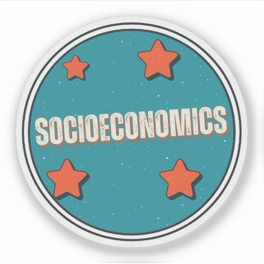 Socio-economie Sticker (Voorkant)