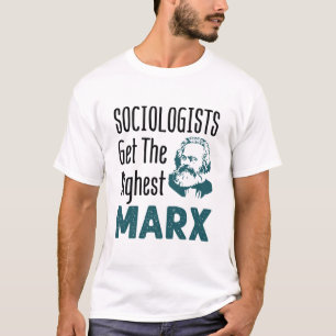 Sociologen krijgen de hoogste marxsociologie t-shirt