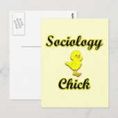 Sociologie Chick Briefkaart (Voorkant / Achterkant)