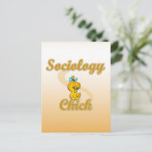 Sociologie Chick Briefkaart (Staand voorkant)