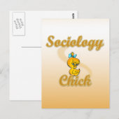 Sociologie Chick Briefkaart (Voorkant / Achterkant)
