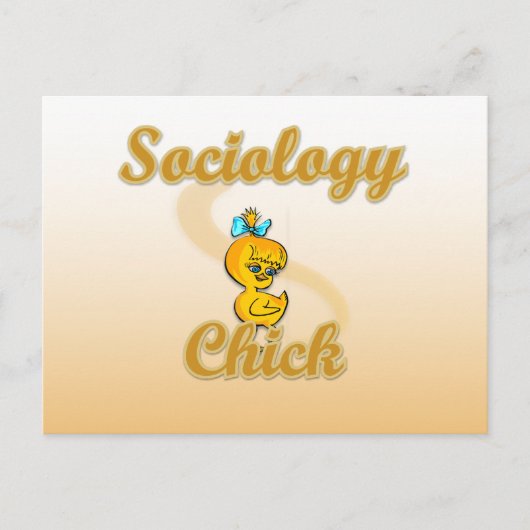 Sociologie Chick Briefkaart (Voorkant)