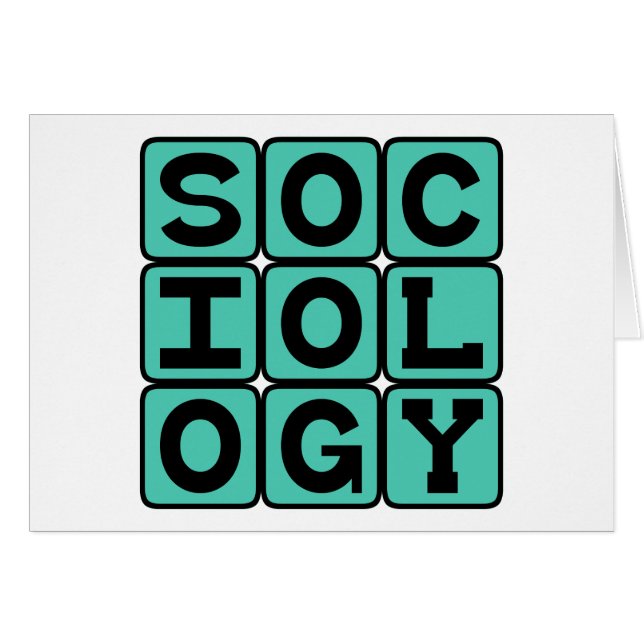 Sociologie, de studie van menselijk gedrag (Voorkant Horizontaal)