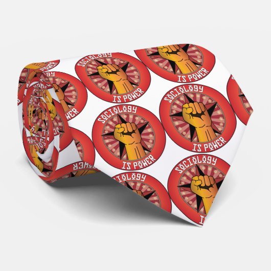 Sociologie is macht stropdas (Opgerold)