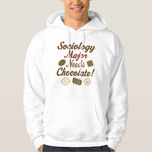 Sociologie-majoor Chocolade Hoodie