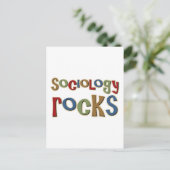Sociologie Rocks Briefkaart (Staand voorkant)