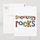 Sociologie Rocks Briefkaart (Voorkant / Achterkant)