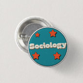 Sociologie Ronde Button 3,2 Cm (Voorkant /achterkant)