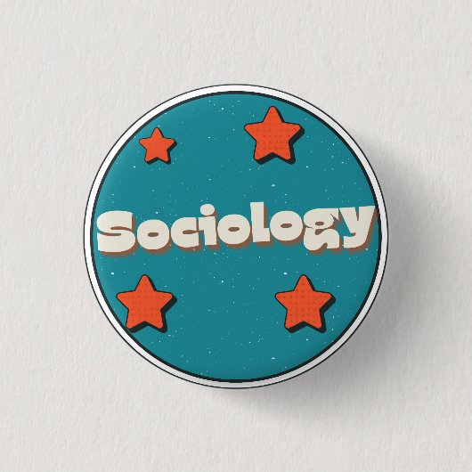 Sociologie Ronde Button 3,2 Cm (Voorkant)