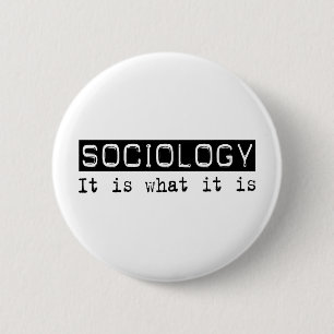 Sociologie Ronde Button 5,7 Cm