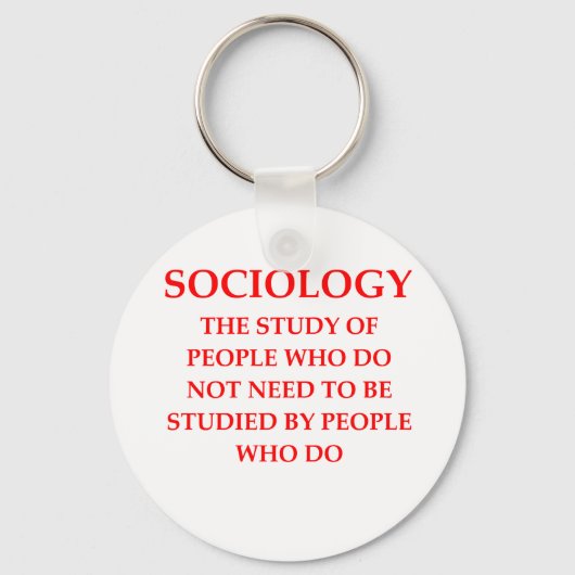 sociologie sleutelhanger (Voorkant)