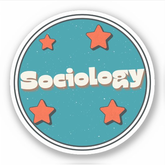 Sociologie Sticker (Voorkant)