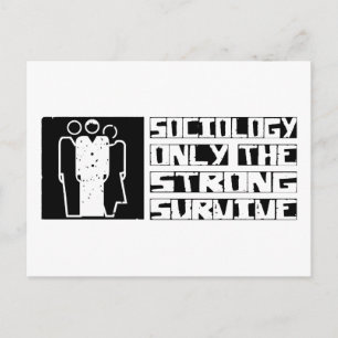 Sociologie Survive Briefkaart