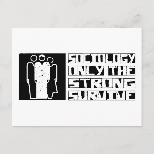 Sociologie Survive Briefkaart (Voorkant)