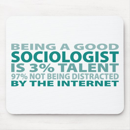 Socioloog 3% Talent Muismat (Voorkant)