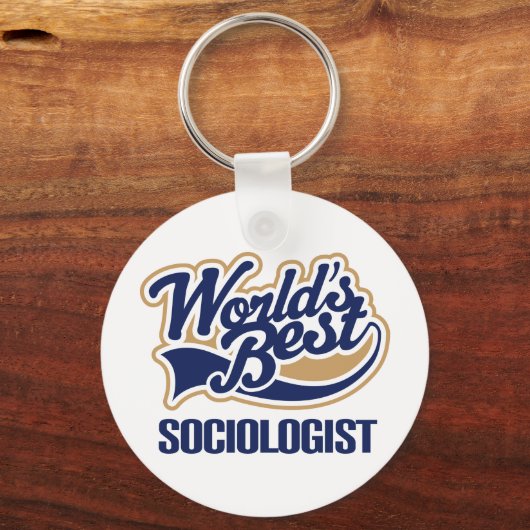 Socioloog Gift Sleutelhanger (Voorkant)