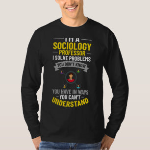 Socioloog hoogleraar onderwijs citeert leraar t-shirt