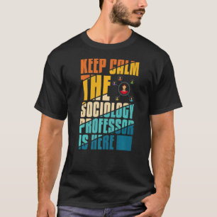 Socioloog hoogleraar onderwijs citeert leraar t-shirt