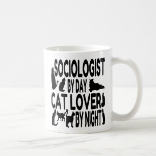 Socioloog houdt van katten koffiemok