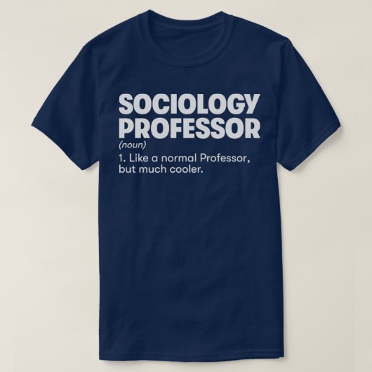 Socioloog professor1 t-shirt (Design voorkant)