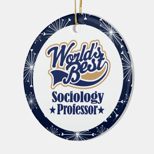 Socioloog professor Gift Ornament (Links)
