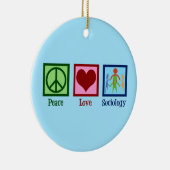 Socioloog professor socioloog keramisch ornament (Rechts)