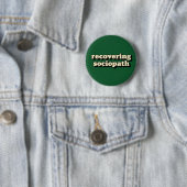 Sociopaat Ronde Button 5,7 Cm (In situ)