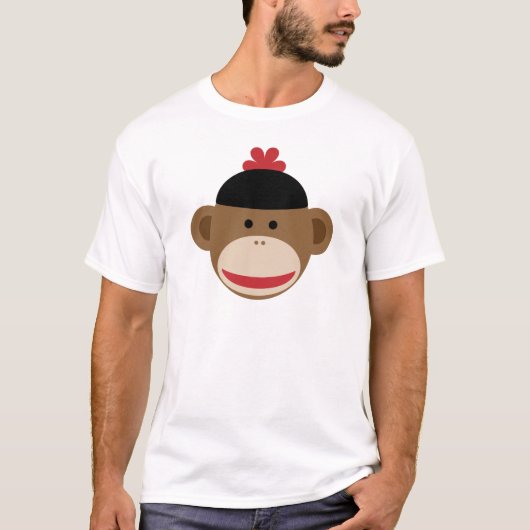 sock aap t-shirt (Voorkant)