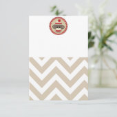 Sock-aap-uitnodiging Kaart (Staand voorkant)