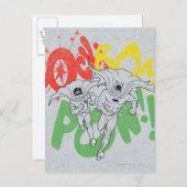 SOCK BAM POW Batman en Robin Briefkaart (Voorkant / Achterkant)