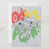 SOCK BAM POW Batman en Robin Kaart (Voorkant)