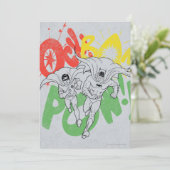 SOCK BAM POW Batman en Robin Kaart (Staand voorkant)