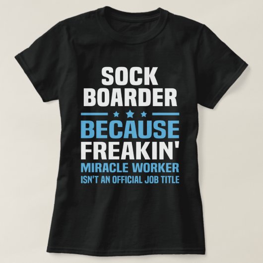 Sock Boarder T-shirt (Design voorkant)