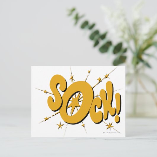 SOCK! BRIEFKAART (Staand voorkant)