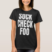 Sock Check Foo T-shirt (Voorkant)