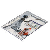 Sock Criminal Vist Fantasy Art Spiral Notitieboek (Linkerzijde)