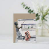 Sock Crimineel Gevist Dief Fantasy Art Briefkaart (Staand voorkant)