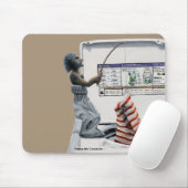 Sock Crimineel Gevist Dief Fantasy Art Muismat (Met muis)