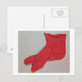 Sock, een van een paar uit Egypte, een Egyptisch-R Briefkaart (Voorkant / Achterkant)