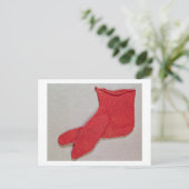 Sock, een van een paar uit Egypte, een Egyptisch-R Briefkaart (Staand voorkant)