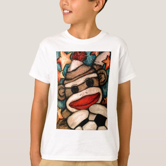 SOCK-er Monkey T-shirt (Voorkant)