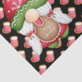 Sock Gnome past kleur aan Tissuepapier (Detail)