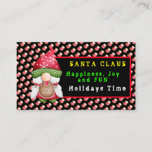 Sock Gnome past Kleur en Tekst aan Visitekaartje