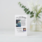 Sock Granny-Visitekaartjes Visitekaartje (Staand voorkant)