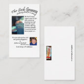 Sock Granny-Visitekaartjes Visitekaartje (Voorkant / Achterkant)