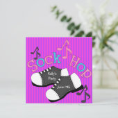 Sock Hop 50-feesten Kaart (Staand voorkant)